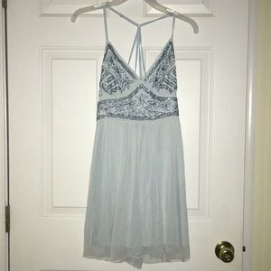 NWT Embellished Blue Hollister Dress